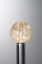 Crystal-Yellow-12mm Natural Gemstone Bead - Image 4