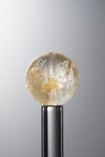 Crystal-Yellow-12mm Natural Gemstone Bead - Image 2