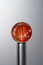 Crystal-Red-11mm Natural Gemstone Bead - Image 2
