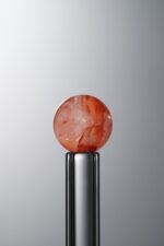 Crystal-Red-8mm Natural Gemstone Bead - Image 2