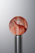 Crystal-Red-12mm Natural Gemstone Bead