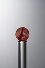 Crystal-Red-7mm Natural Gemstone Bead - Image 2