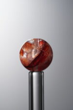 Crystal-Red-11mm Natural Gemstone Bead - Image 2