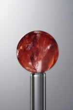 Crystal-Red-12mm Natural Gemstone Bead - Image 2