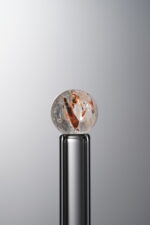 Crystal-Red&Brown-7mm Natural Gemstone Bead - Image 4