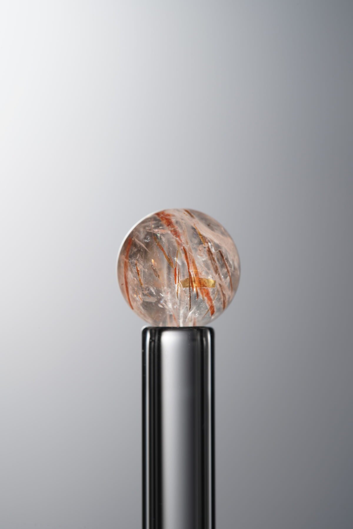 C8-15 (1) Crystal-Red&Brown-8mm - Image 1