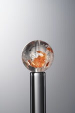 Crystal-Red&Brown-10mm Natural Gemstone Bead - Image 3