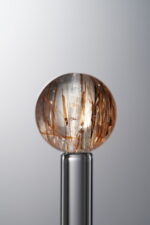 Crystal-Red&Brown-13mm Natural Gemstone Bead - Image 3