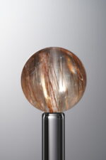 Crystal-Red&Brown-14mm Natural Gemstone Bead - Image 3