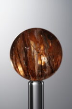 Crystal-Red&Brown-17mm Natural Gemstone Bead - Image 2