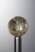 Crystal-White&Brown-14mm Natural Gemstone Bead - Image 3