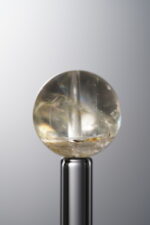 Crystal-White&Brown-14mm Natural Gemstone Bead - Image 4