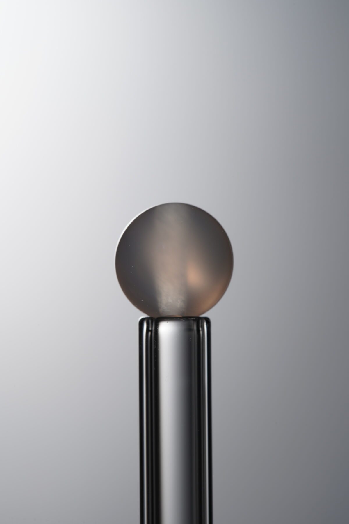 Smooth Gray Agate loose natural stone bead (8mm) for minimalist handmade jewelry and DIY necklace supplies 4