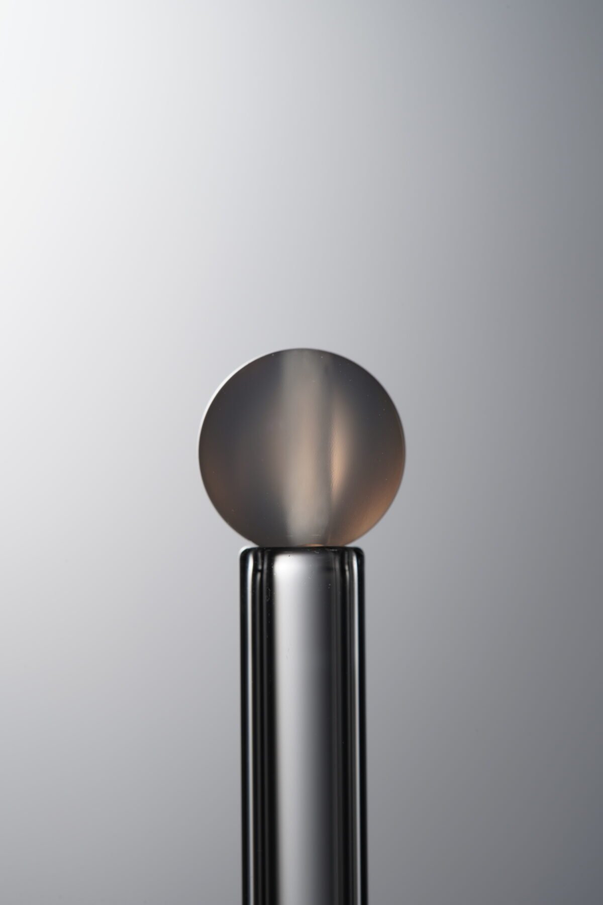 Smooth Gray Agate loose natural stone bead (8mm) for minimalist handmade jewelry and DIY necklace supplies 3