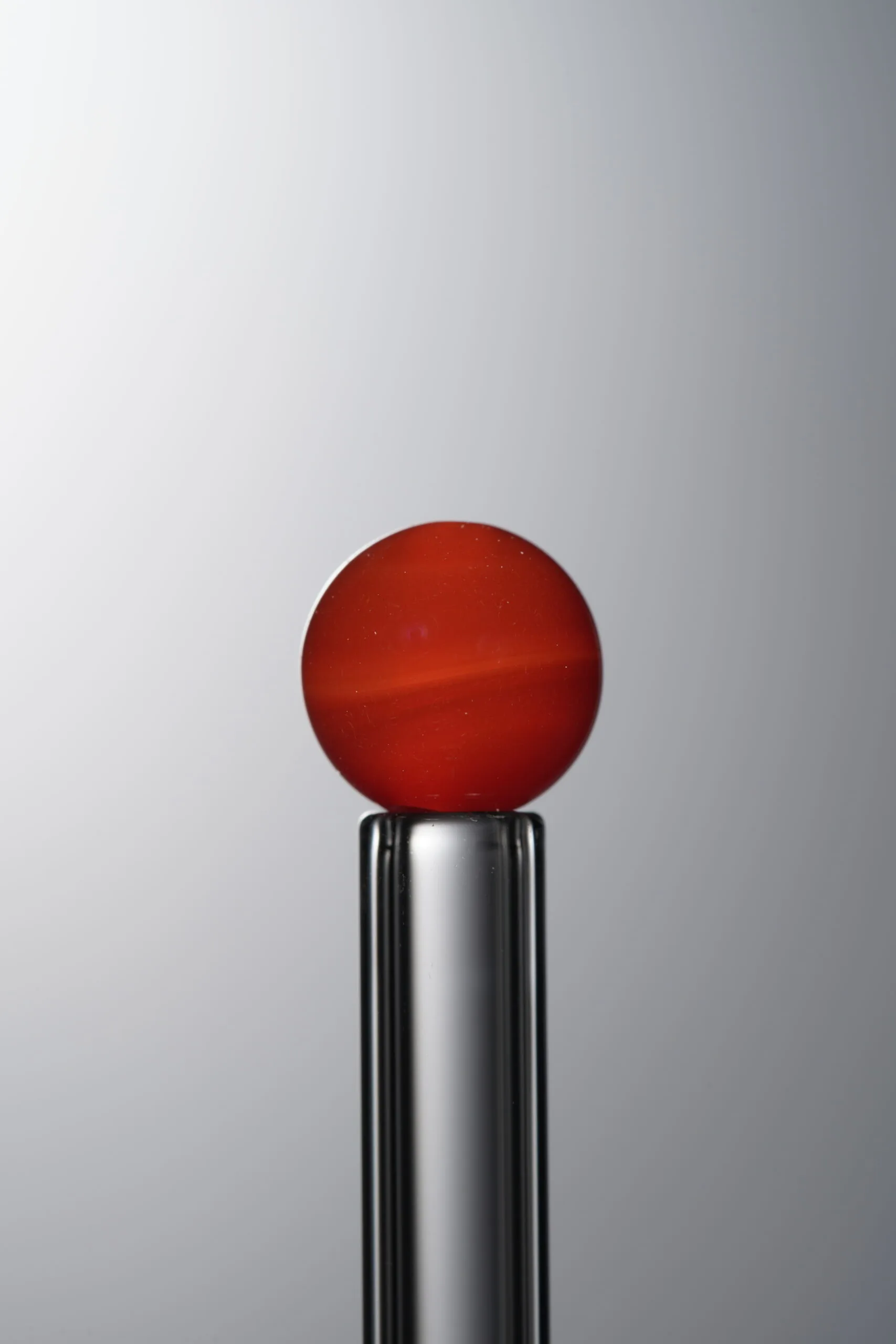 Agate-Red-8mm Natural Gemstone Bead - Image 1