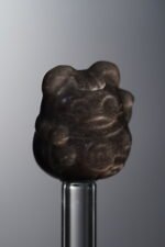 Obsidian-Silver-Maneki Neko-17mm - Image 2