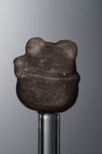 Obsidian-Silver-Maneki Neko-17mm - Image 4