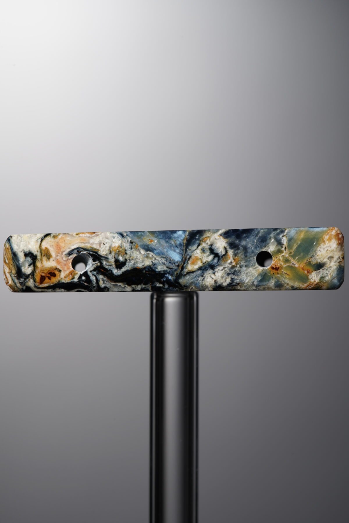 Pietersite-Blue&Yellow-Rectangle Plaque-34mm - Image 2