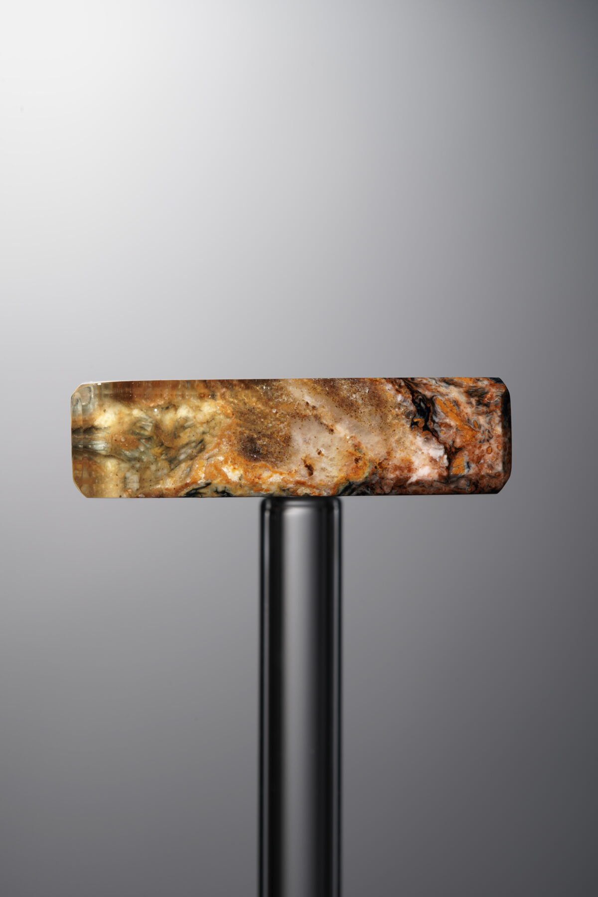 Pietersite-Black&Yellow-Rectangle Plaque-26mm - Image 3