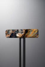 Pietersite-Black&Yellow-Rectangle Plaque-28mm - Image 2