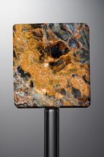 Pietersite-Black&Yellow-Rectangle Plaque-28mm - Image 3