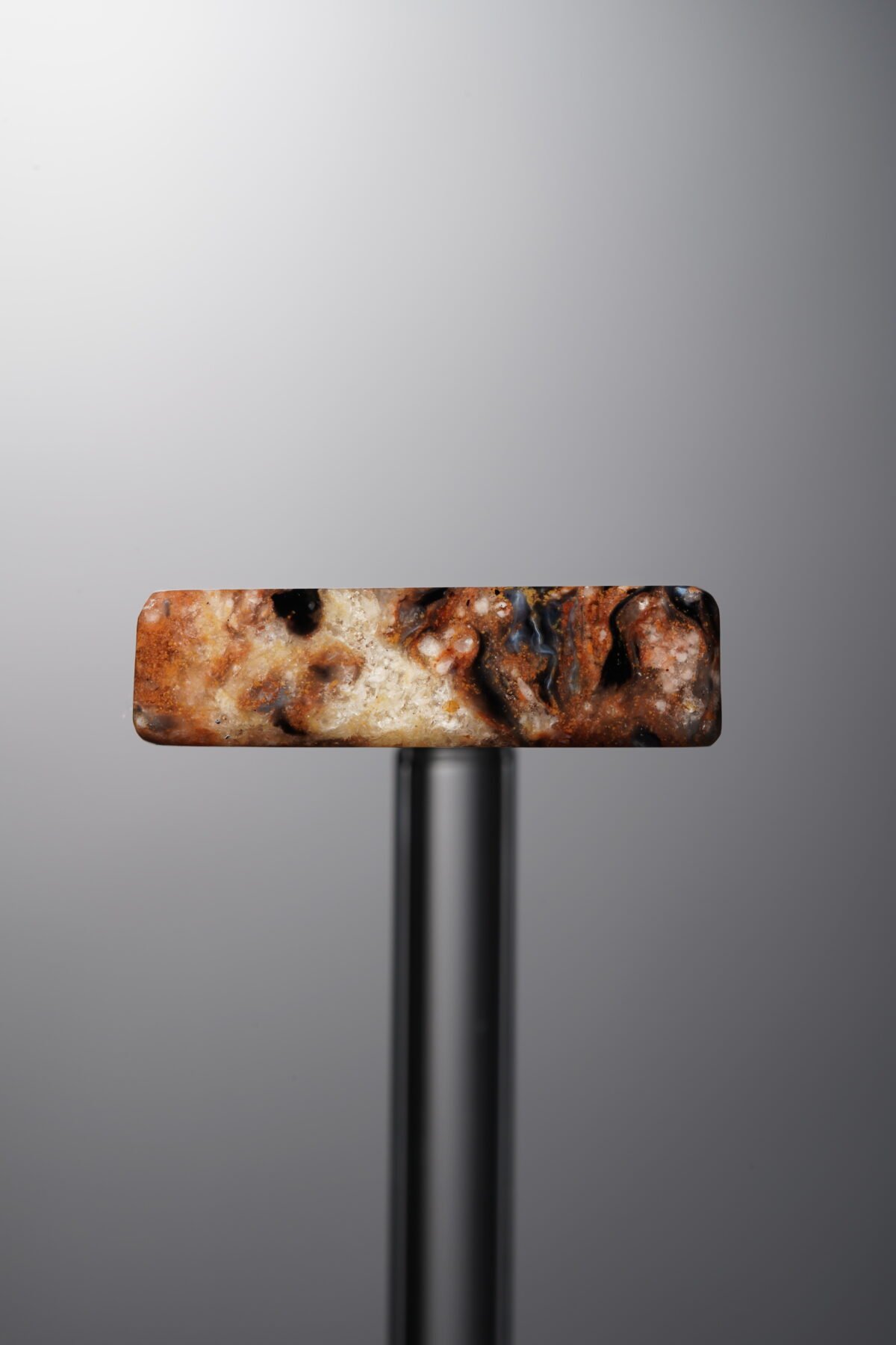 Pietersite-Black&Yellow-Rectangle Plaque-33mm - Image 2