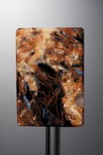 Pietersite-Black&Yellow-Rectangle Plaque-33mm - Image 3