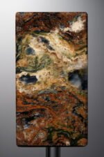 Pietersite-Black&Yellow-Rectangle Plaque-45mm