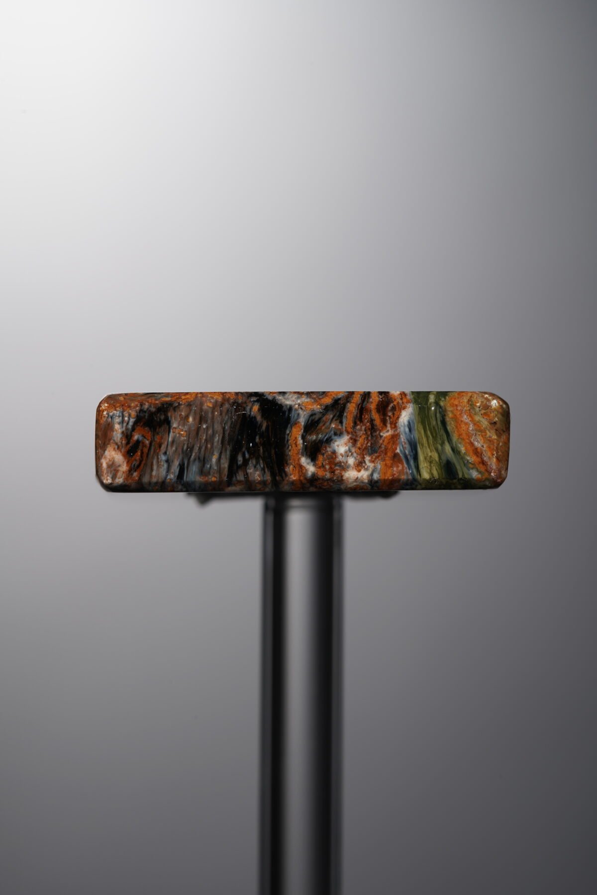 Pietersite-Black&Yellow-Rectangle Plaque-45mm - Image 2