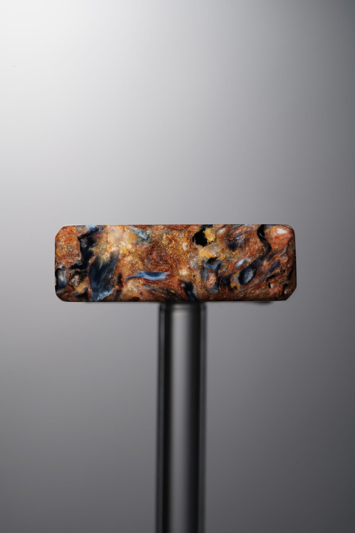 Pietersite-Black&Yellow-Rectangle Plaque-46mm - Image 4
