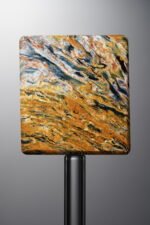 Pietersite-Yellow&Blue-Rectangle Plaque-28mm - Image 3