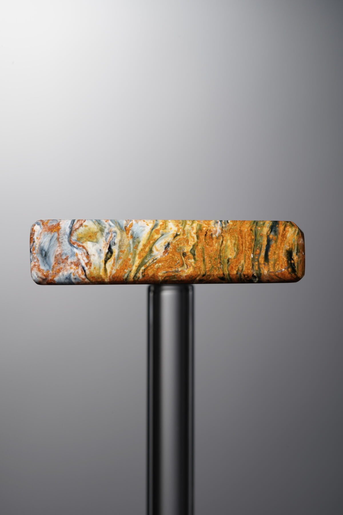 Pietersite-Yellow&Blue-Rectangle Plaque-28mm - Image 2