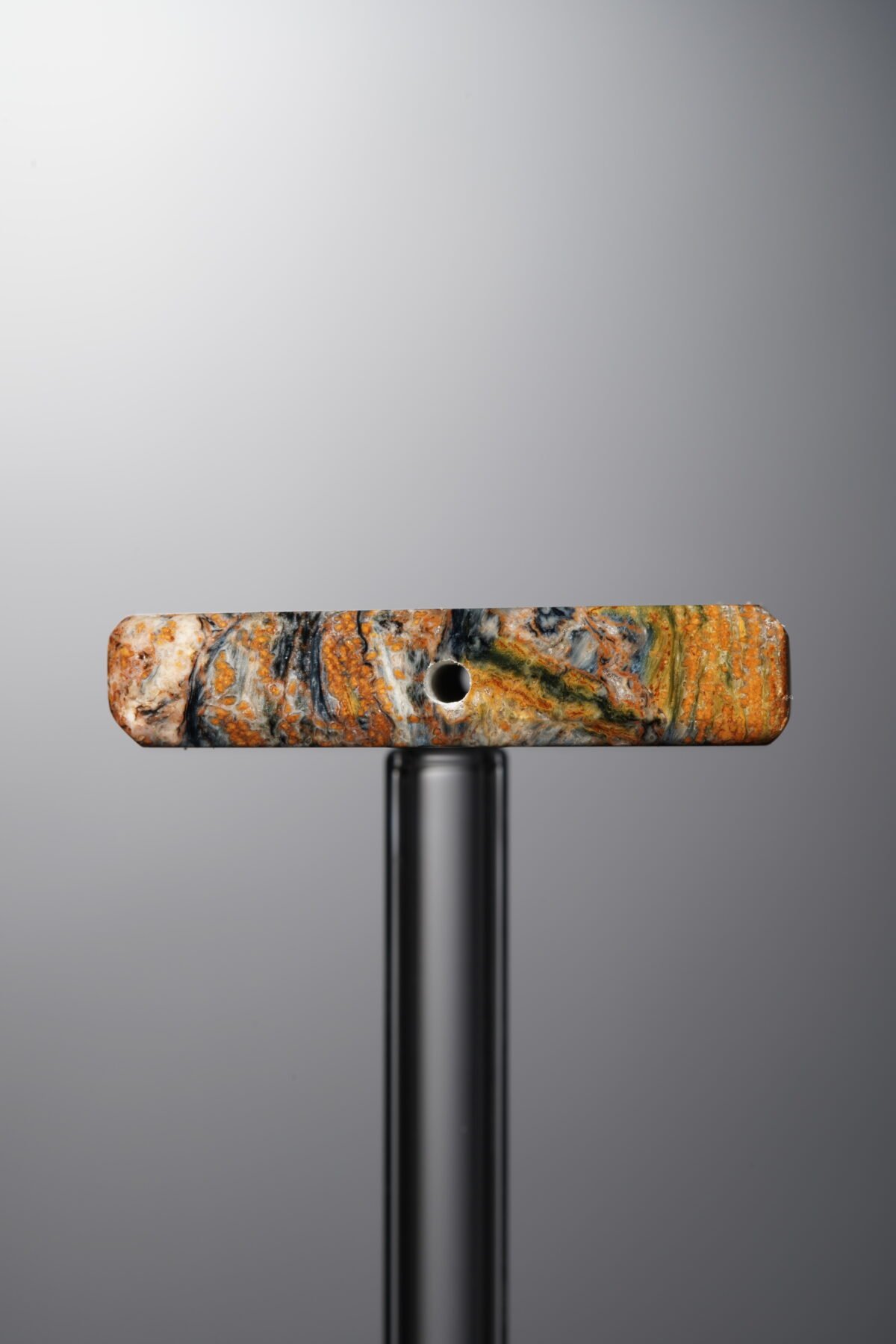 Pietersite-Yellow&Blue-Rectangle Plaque-27mm - Image 4