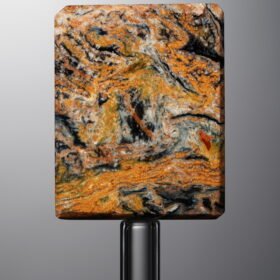 Pietersite-Yellow&Blue-Rectangle Plaque-27mm