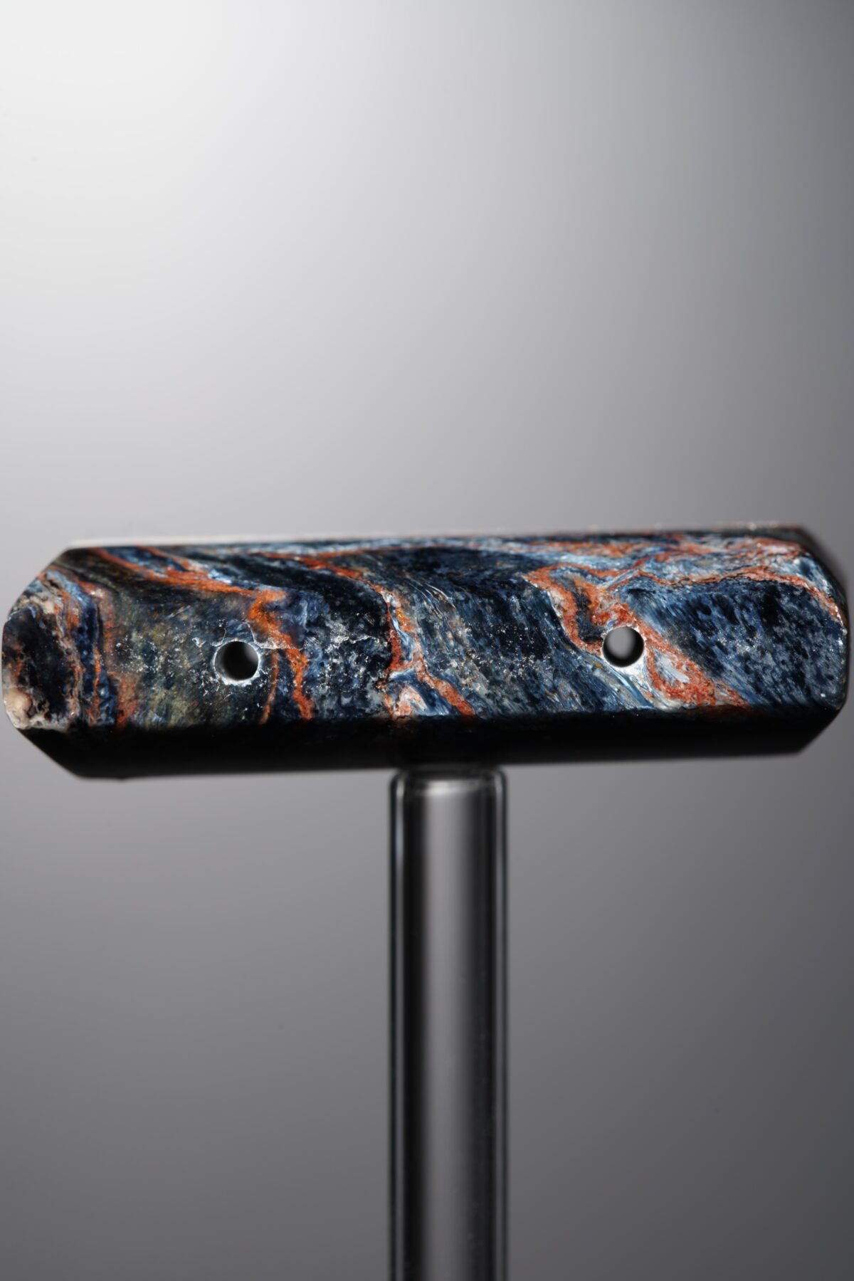 Pietersite-Blue-Rectangle Plaque-35mm - Image 4