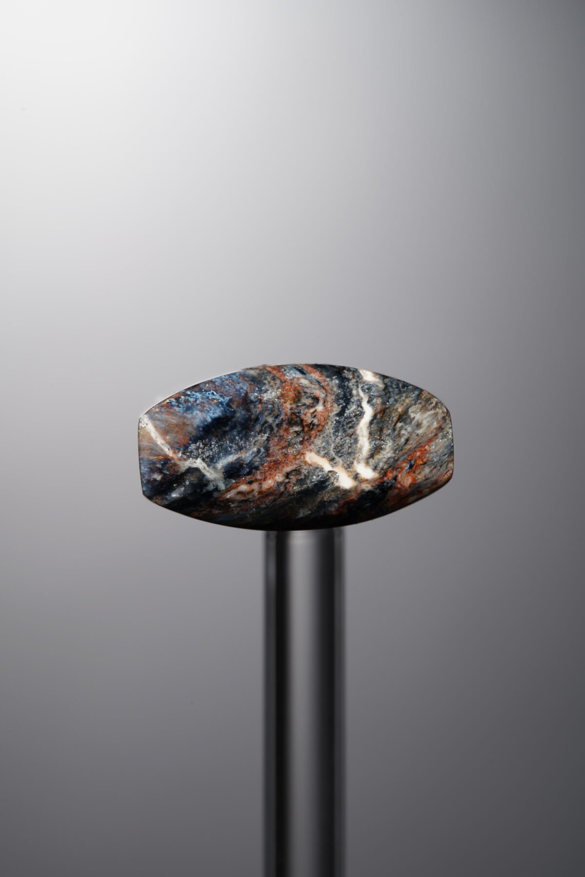 Pietersite-Blue-Rectangle Plaque-35mm - Image 2