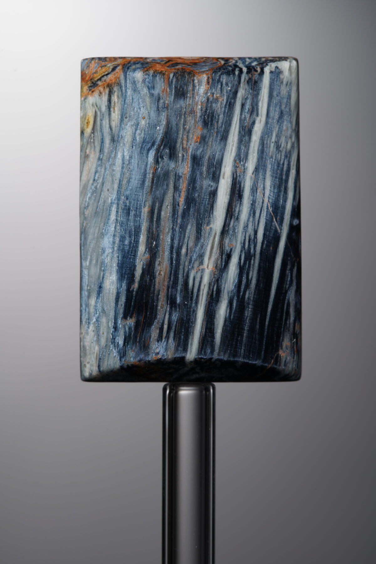 Pietersite-Blue-Rectangle Plaque-30mm - Image 1