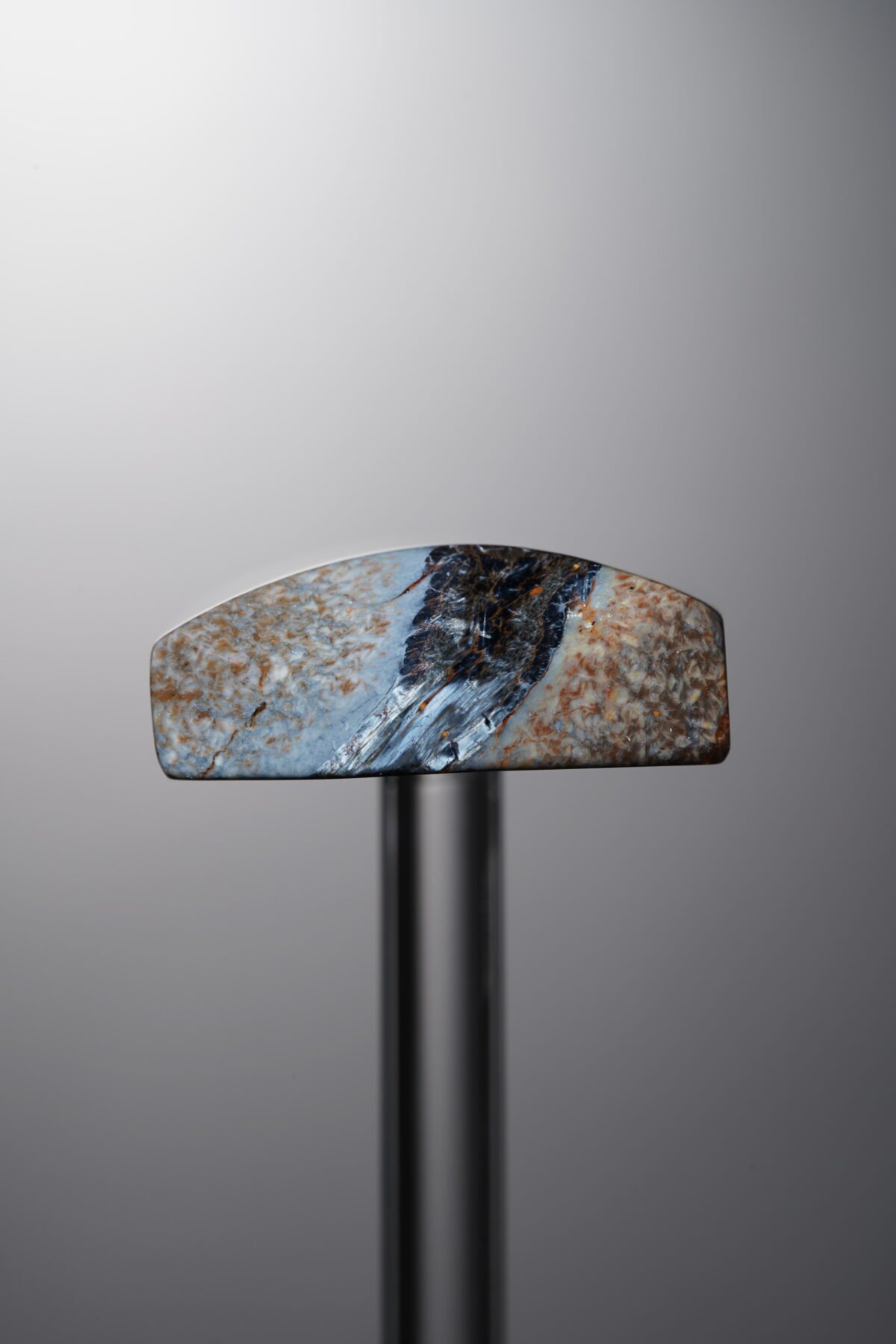 Pietersite-Blue-Rectangle Plaque-36mm - Image 2