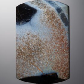 Pietersite-Blue-Rectangle Plaque-36mm