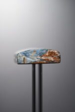 Pietersite-Blue-Rectangle Plaque-37mm - Image 2