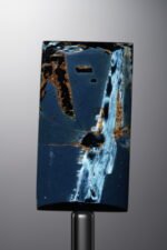 Pietersite-Blue-Rectangle Plaque-36mm - Image 3