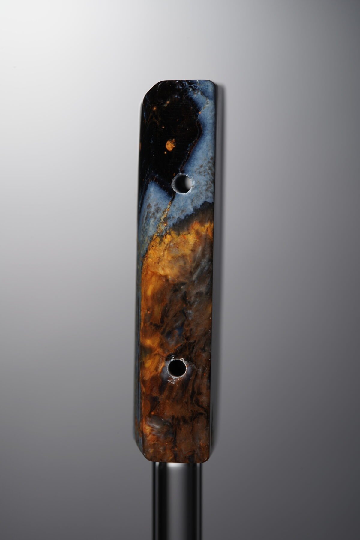 Pietersite-Blue-Rectangle Plaque-37mm - Image 2