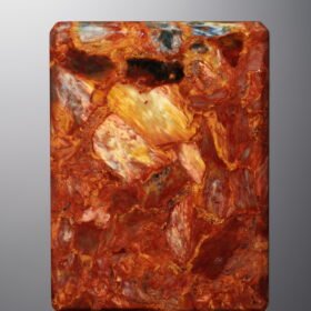 Pietersite-Yellow&Red-Rectangle Plaque-33mm
