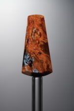 Pietersite-Brown&Blue-Fan-shaped Plaque-29mm