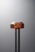 Pietersite-Brown&Blue-Fan-shaped Plaque-29mm - Image 4