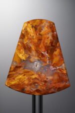 Pietersite-Yellow&Red-Fan-shaped Plaque-35mm - Image 3