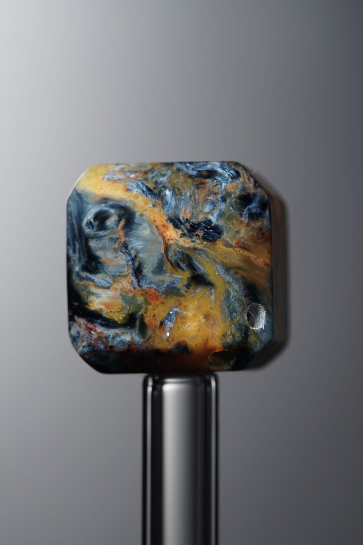 Pietersite-Yellow&Blue-Cube-13mm - Image 4