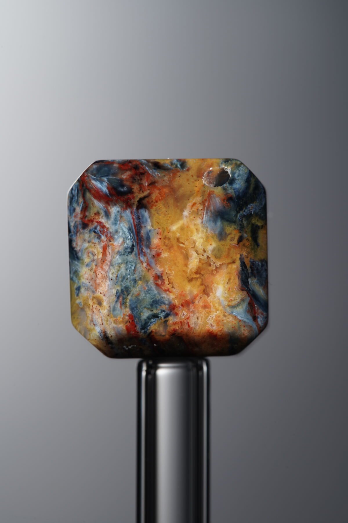 Pietersite-Yellow&Blue-Cube-13mm - Image 1