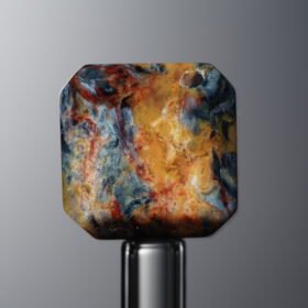 Pietersite-Yellow&Blue-Cube-13mm