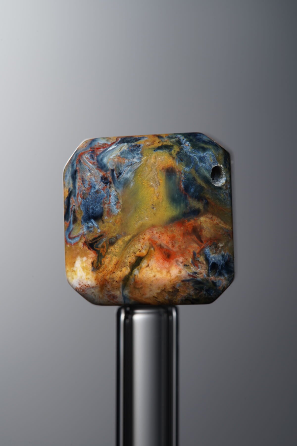 Pietersite-Yellow&Blue-Cube-13mm - Image 3